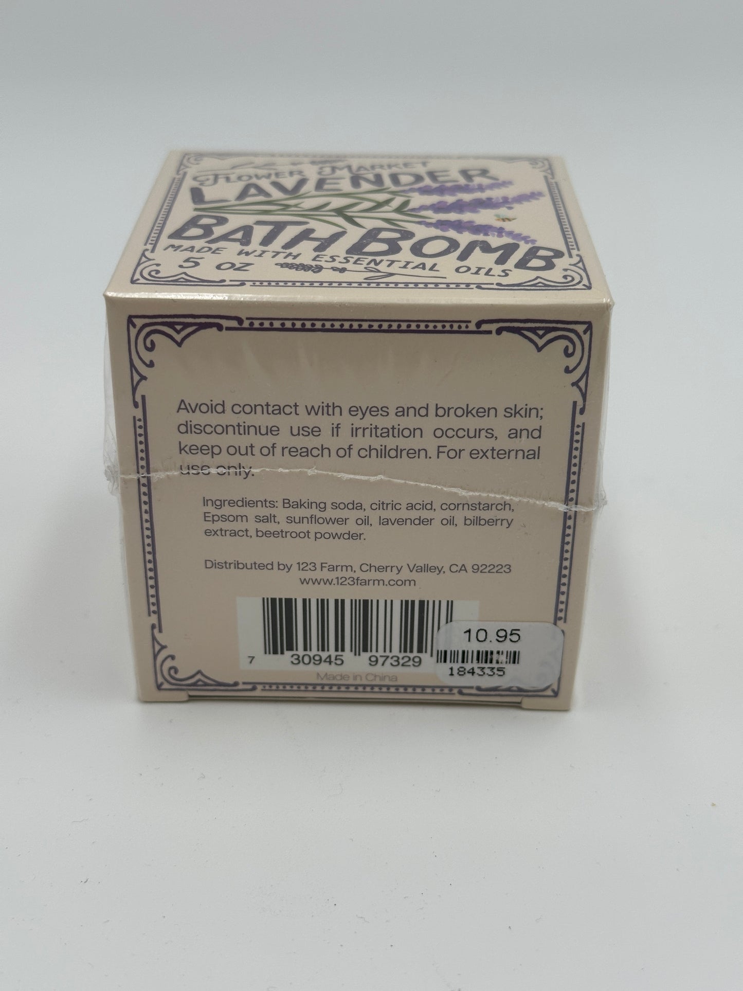 Flower Market Co. Lavender Bath Bomb, new in box