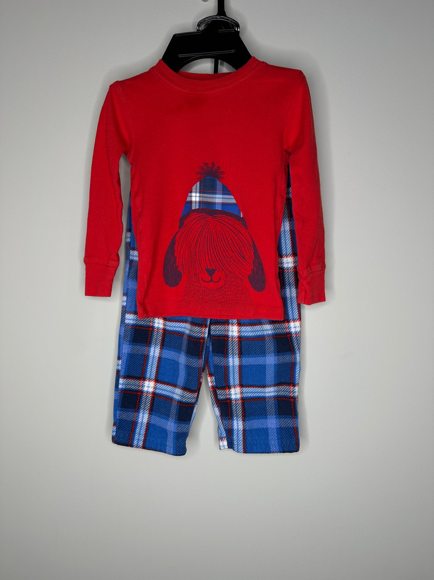 Carter's Toddler Size 2T Red & Blue Two-Piece Pajama Set Pajamas
