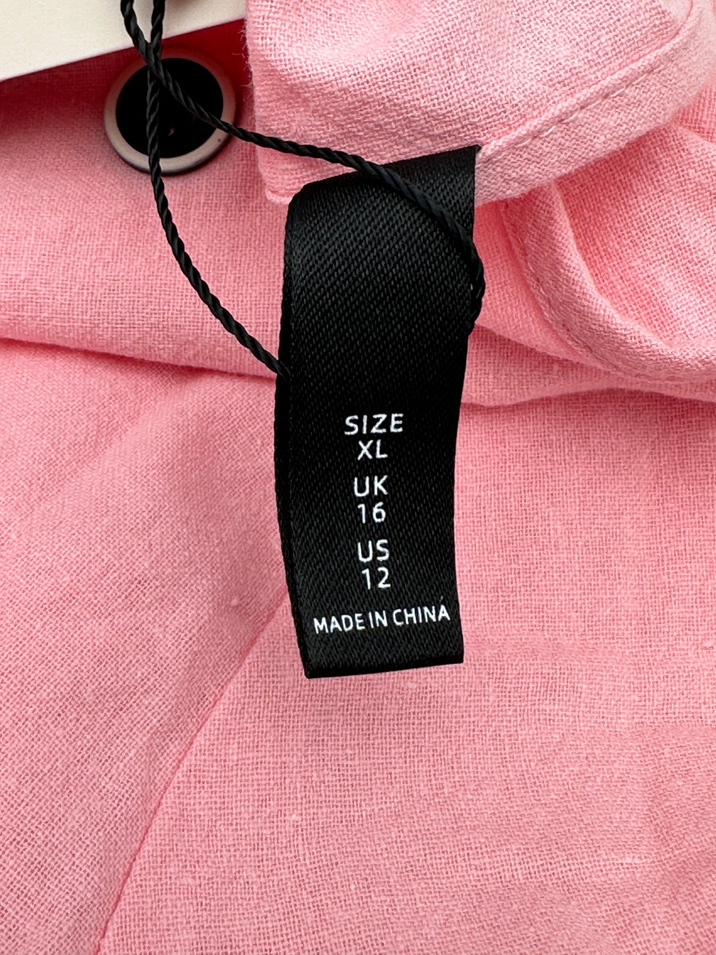 Noracora Size XL Light Pink w/Daisies Long Sleeve Top, new/NWT