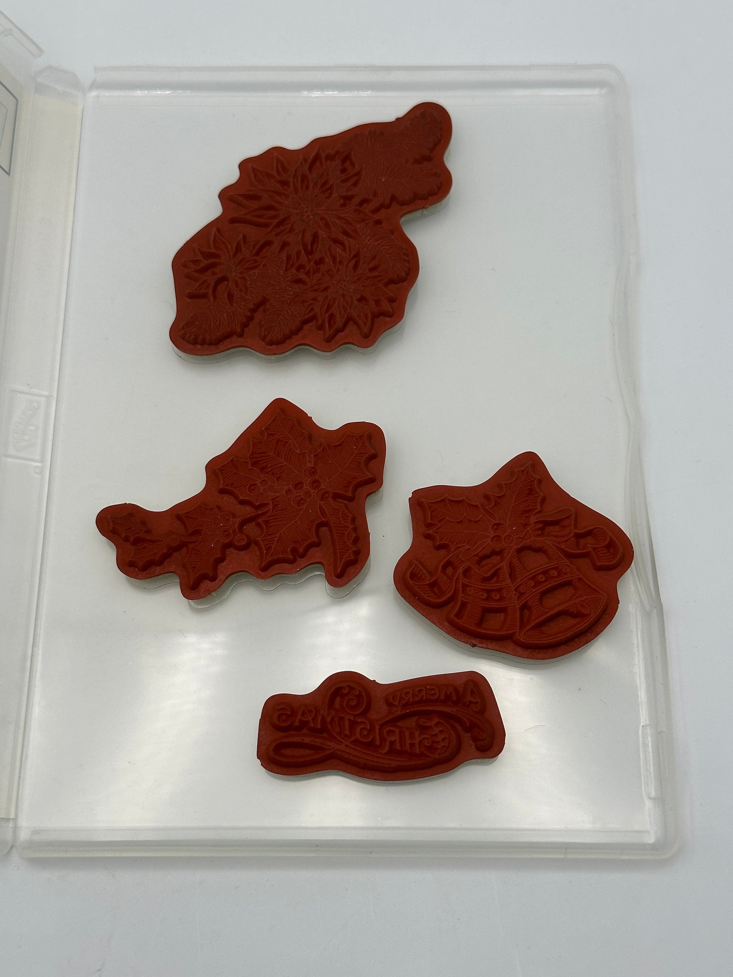 Stampin' Up! Bells & Boughs Cling Stamp Set, retired