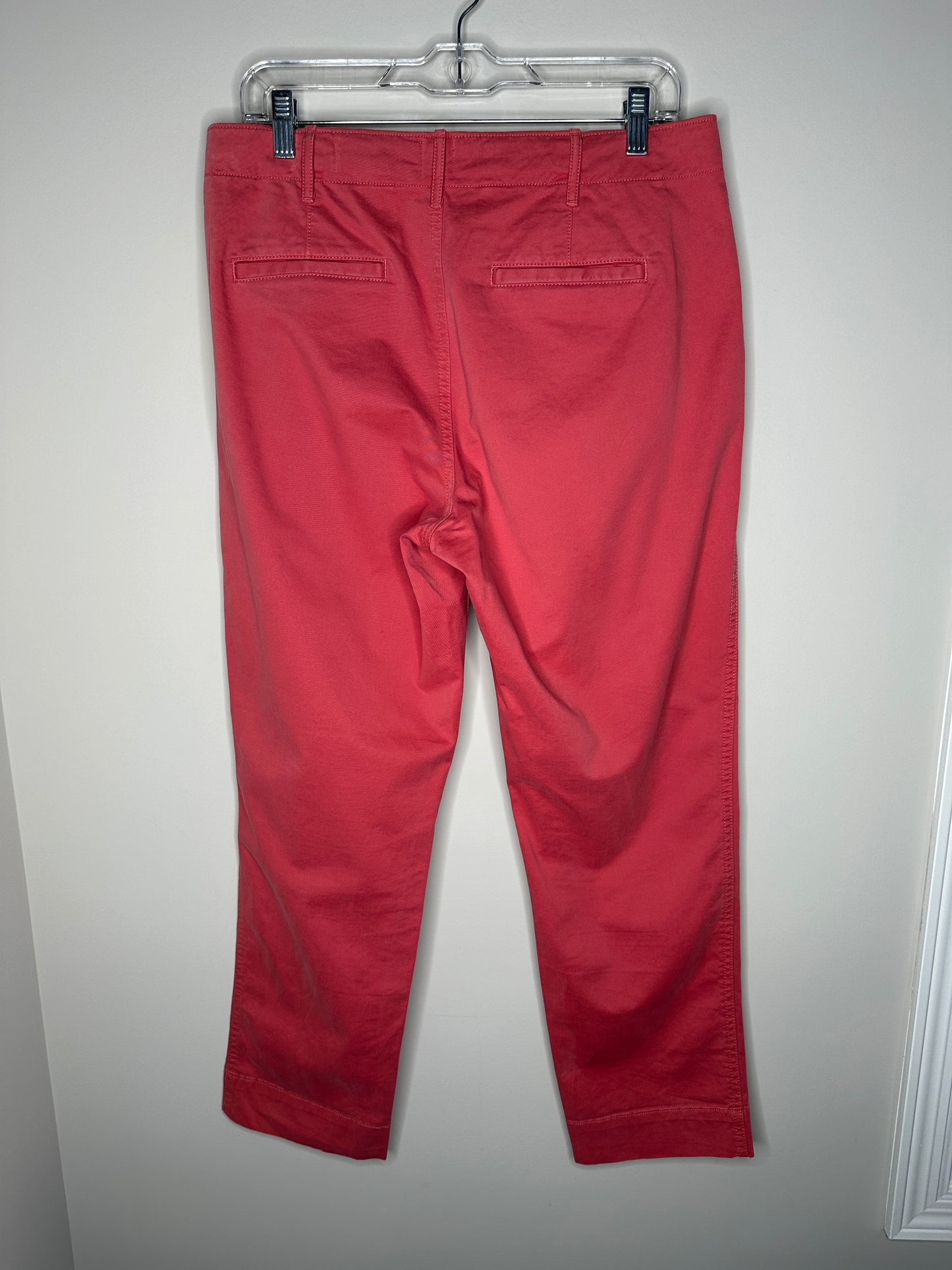 Gap Size 10 Salmon Straight Khaki Pants