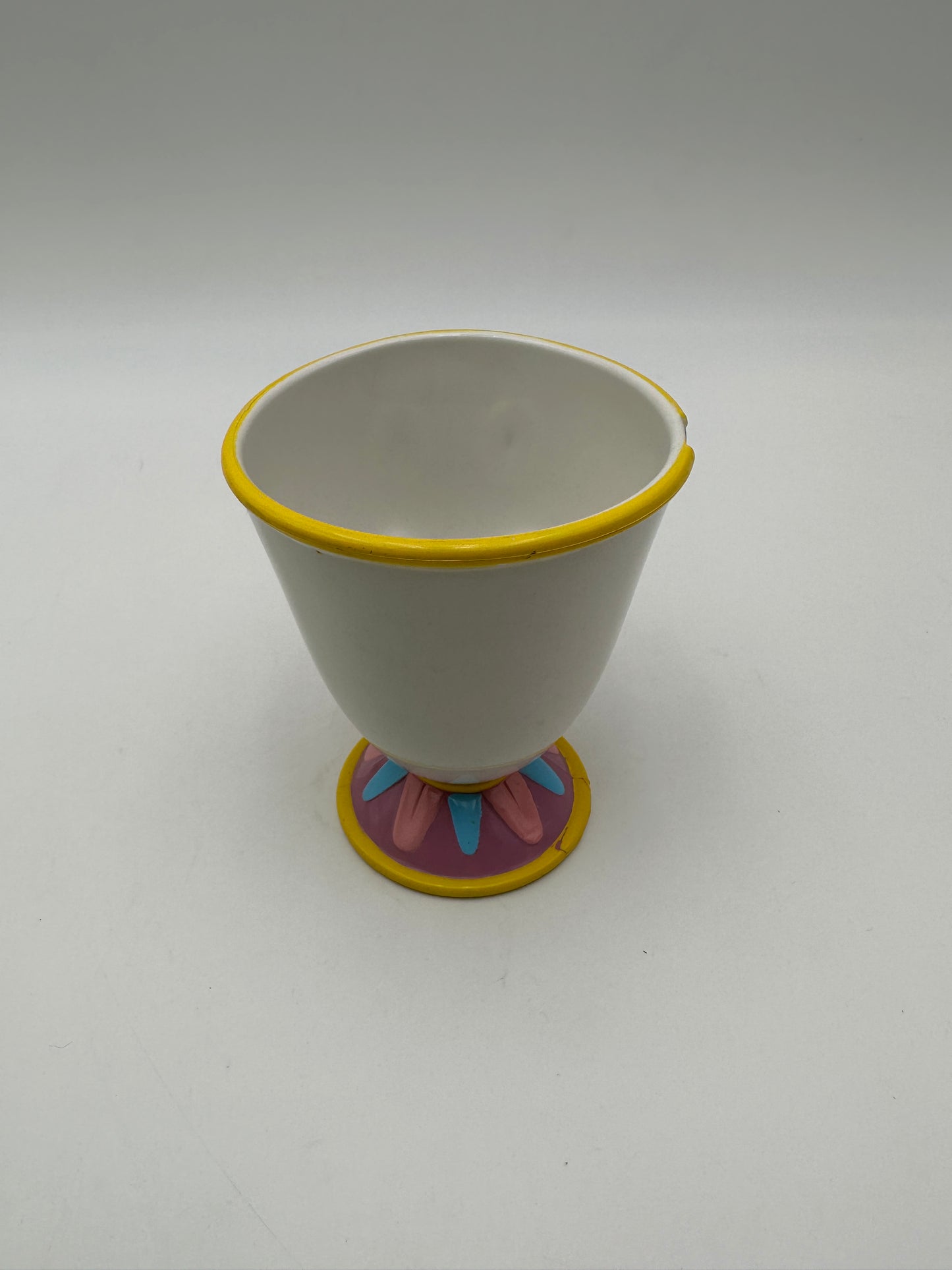 Disney Beauty and the Beast Chip Plastic Teacup, Vintage
