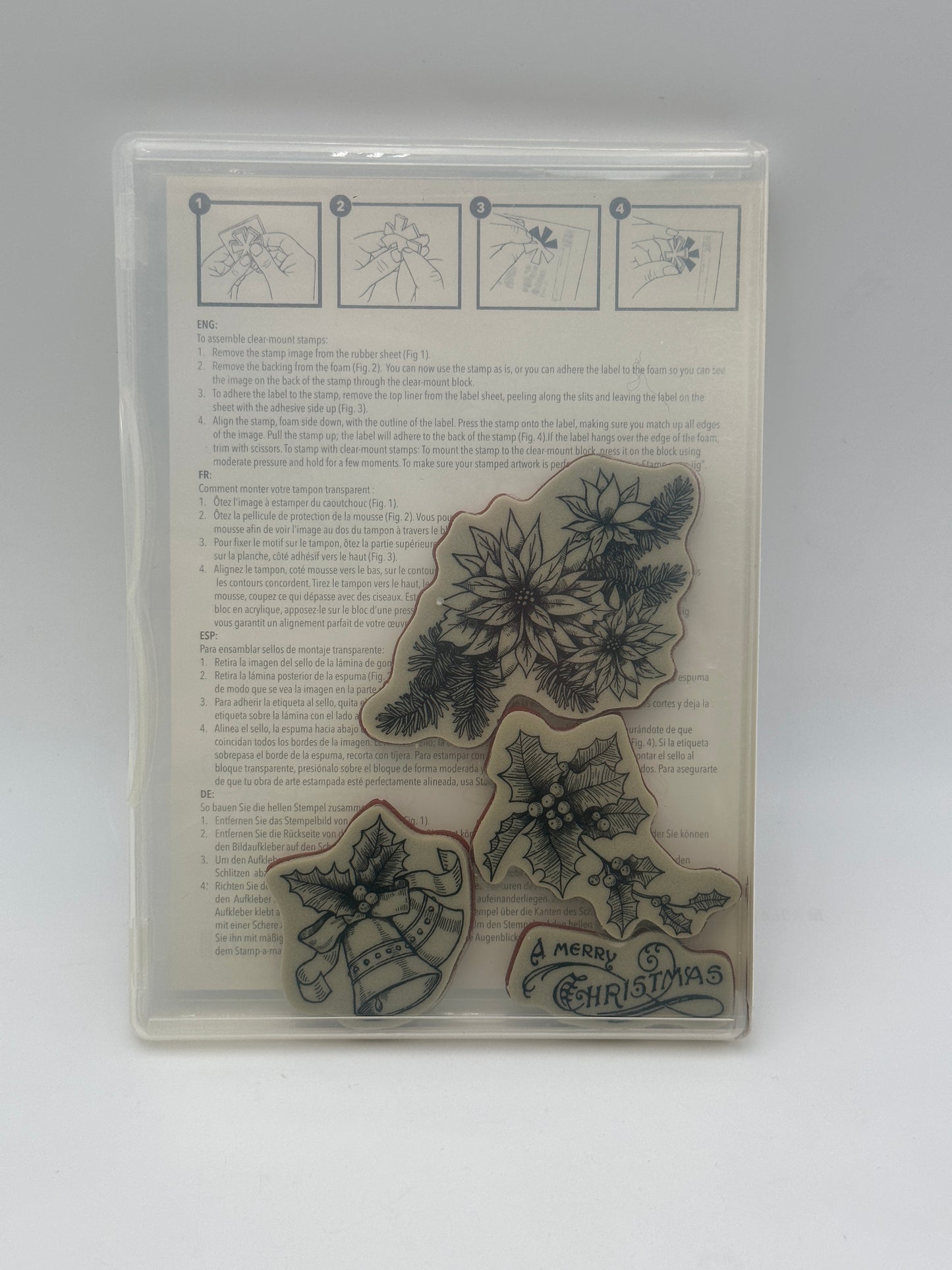 Stampin' Up! Bells & Boughs Cling Stamp Set, retired