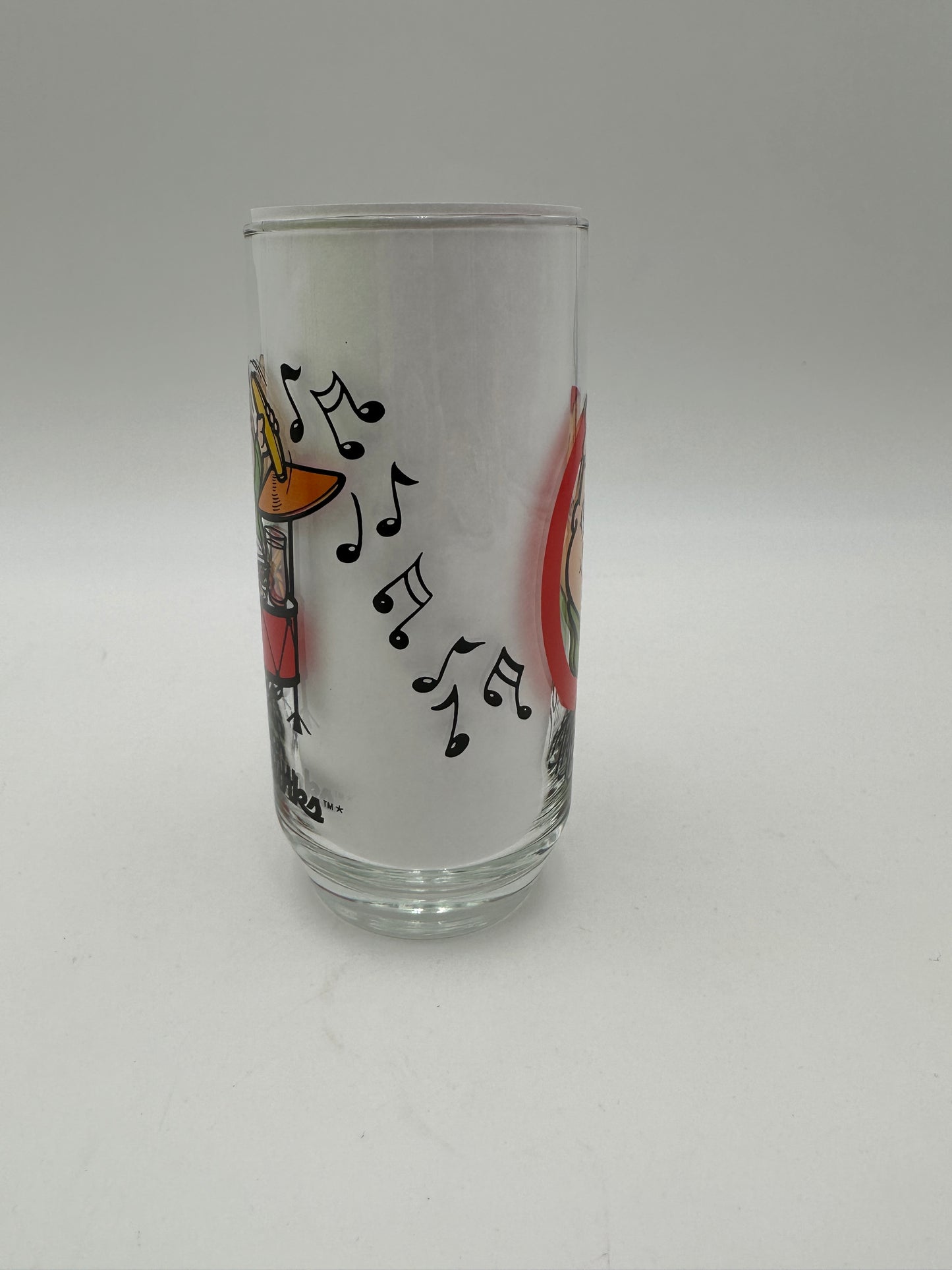 Bagdasarian Theodore of Alvin & The Chipmunks Hardees Promotional Glass, Vintage