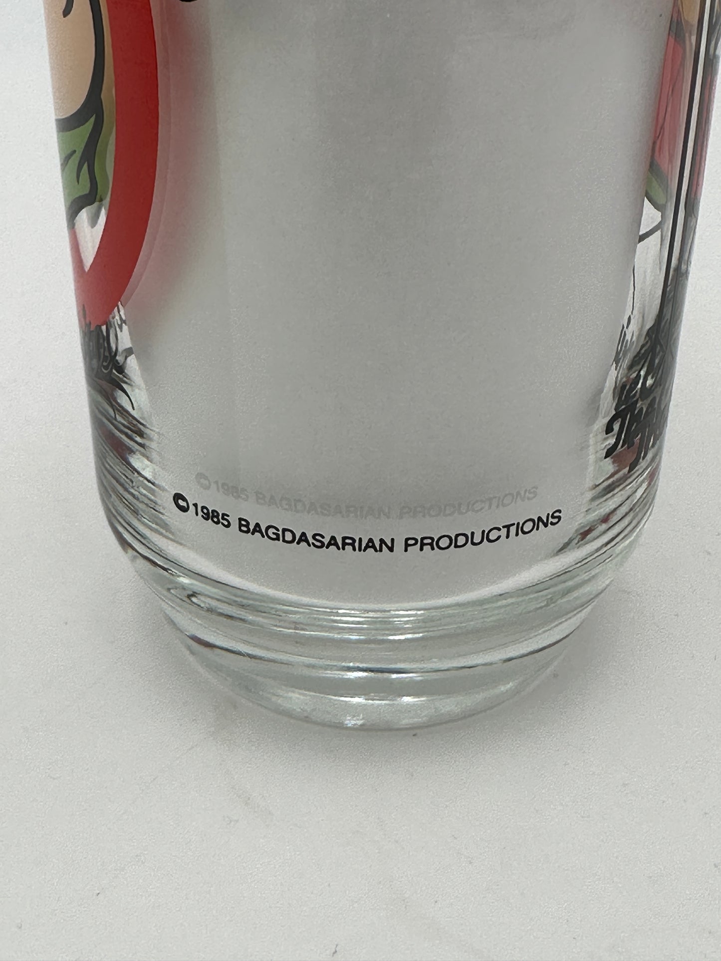 Bagdasarian Theodore of Alvin & The Chipmunks Hardees Promotional Glass, Vintage