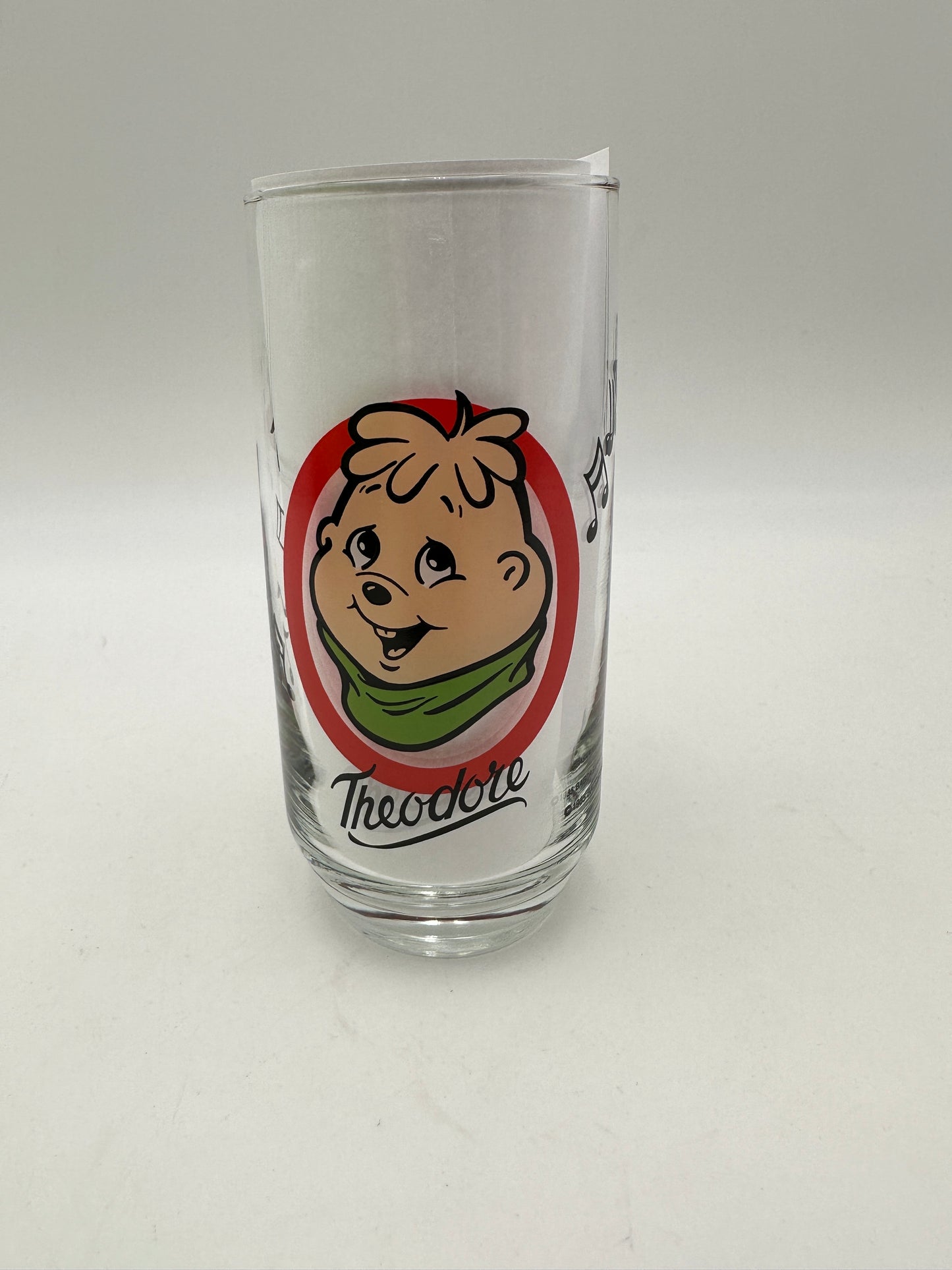 Bagdasarian Theodore of Alvin & The Chipmunks Hardees Promotional Glass, Vintage
