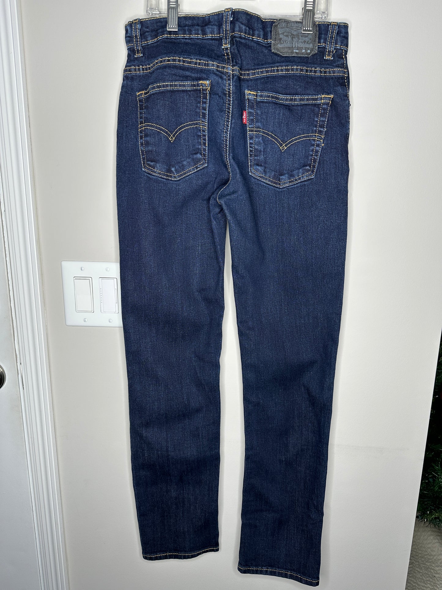 Levi's Boys' Size 16 Reg Dark Blue Performance 511(TM) Slim Jeans