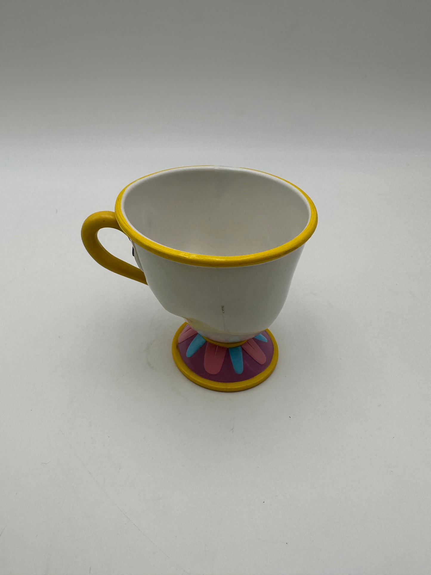 Disney Beauty and the Beast Chip Plastic Teacup, Vintage