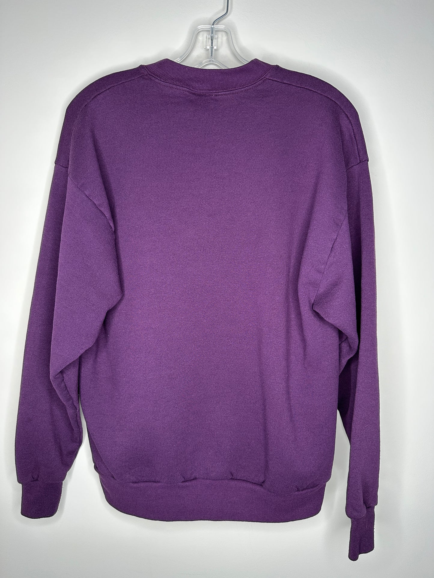 Jerzees Unisex Size L Purple "Colorado" Fleece Crew Neck Sweatshirt, Vintage