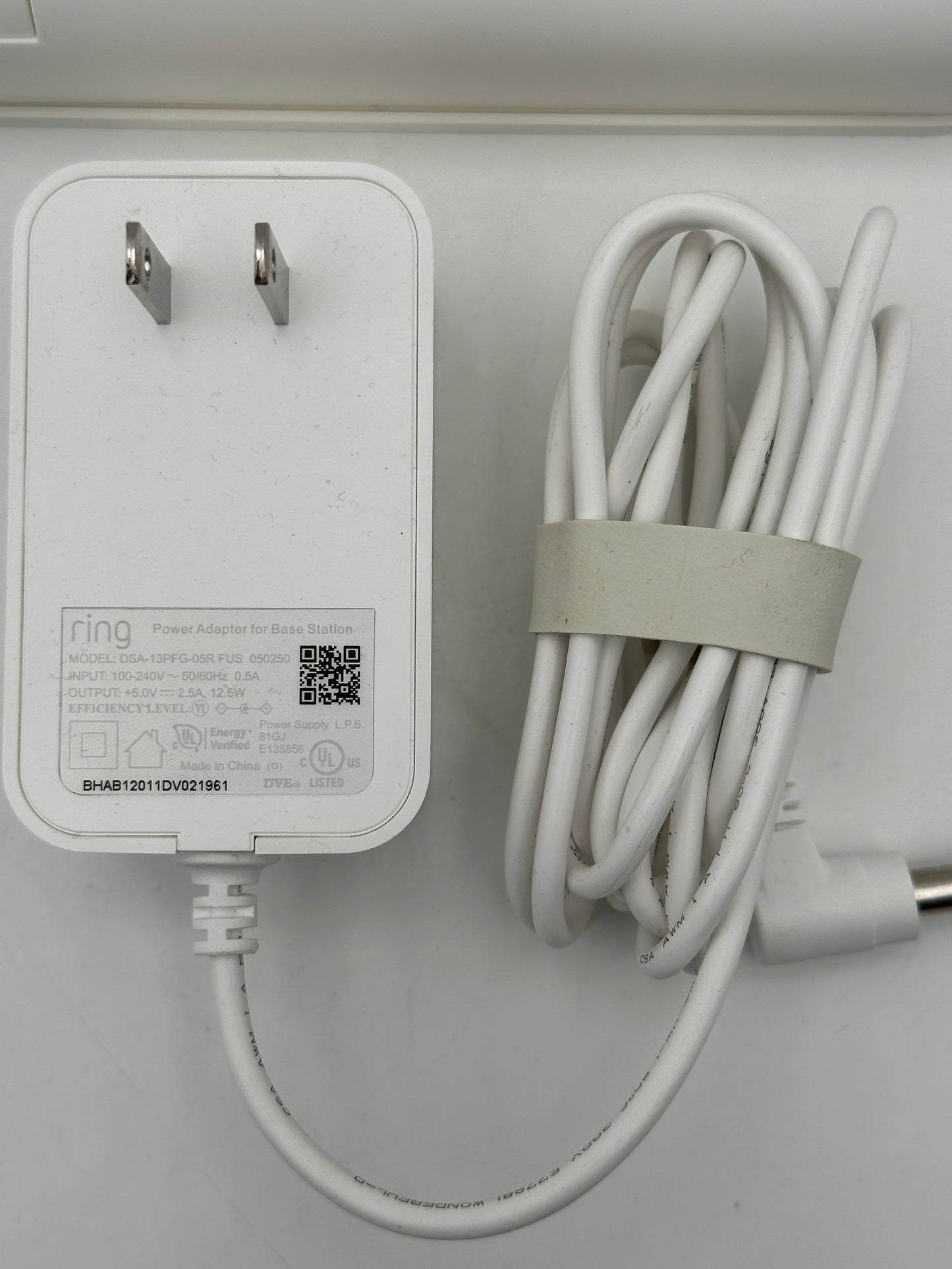 Ring Alarm White Base Station US White 4HB1U9-0EN0 with Power Cord