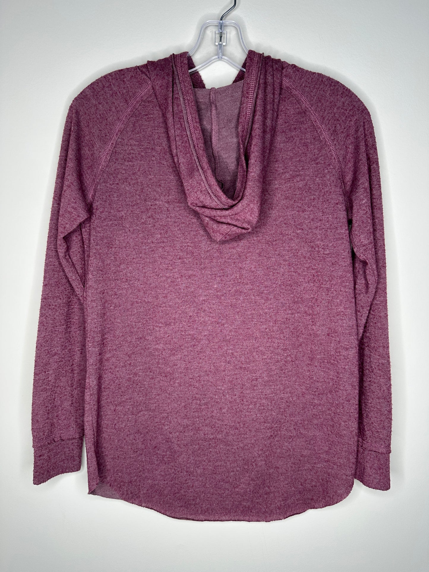 Peyton Jensen Size XS (0-2) Plum Pullover Hoodie (runs large - please see meas.)