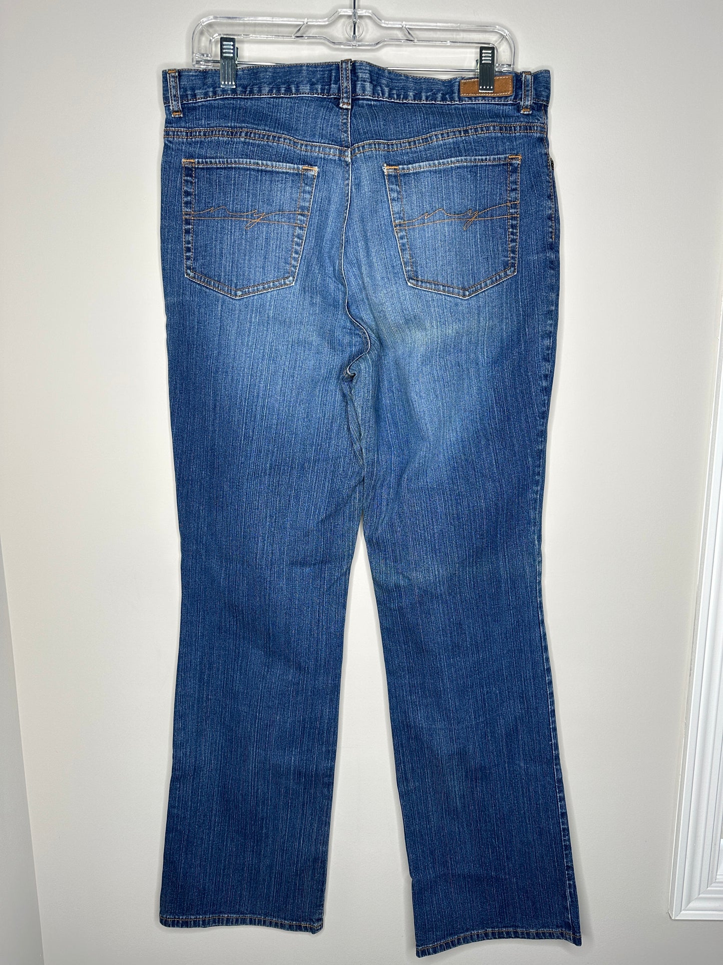 New York & Company Size 12 Blue Medium Wash Straight Leg Jeans