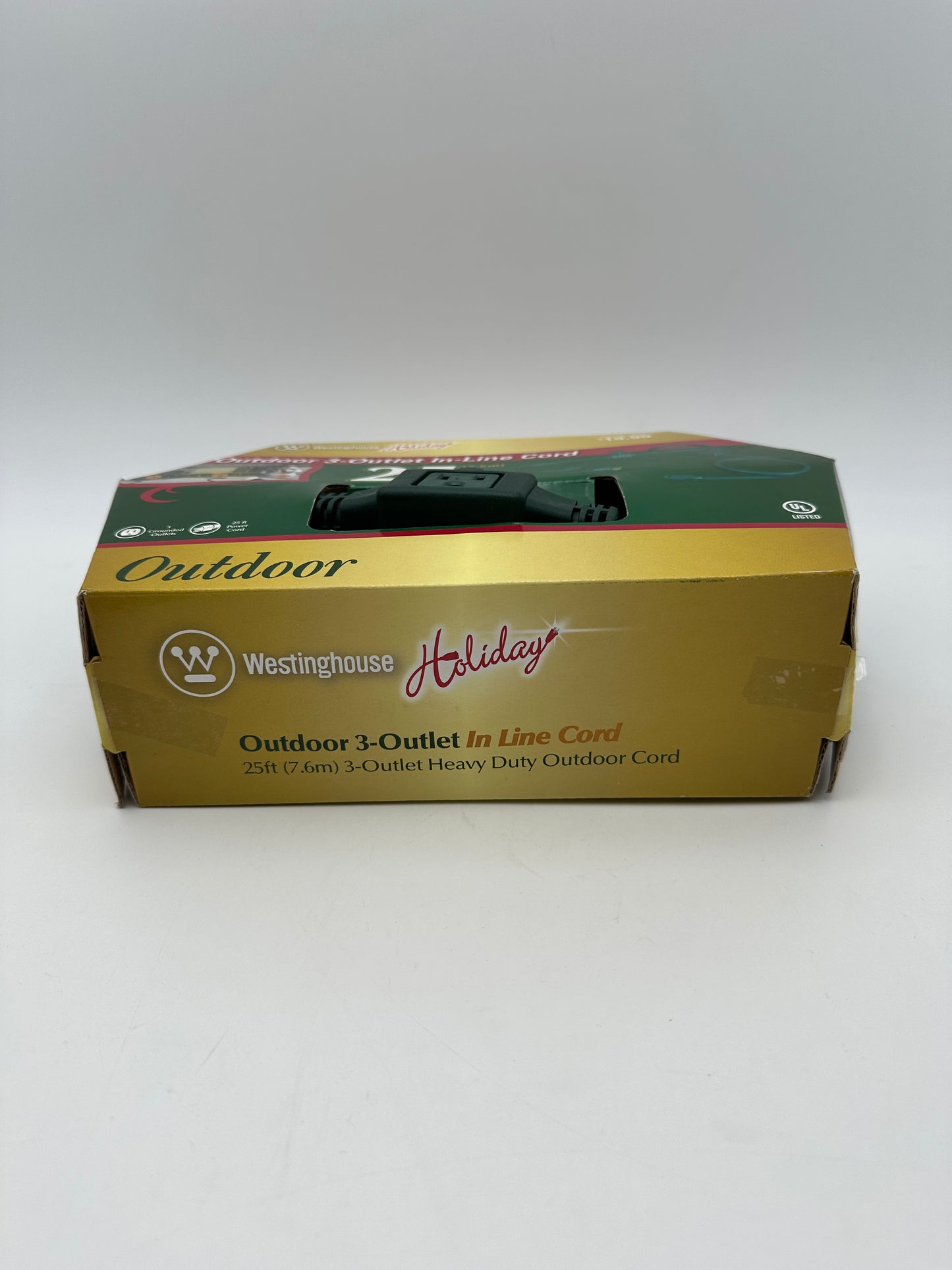 Westinghouse Green Outdoor 3-Outlet In-Line Cord, new in package