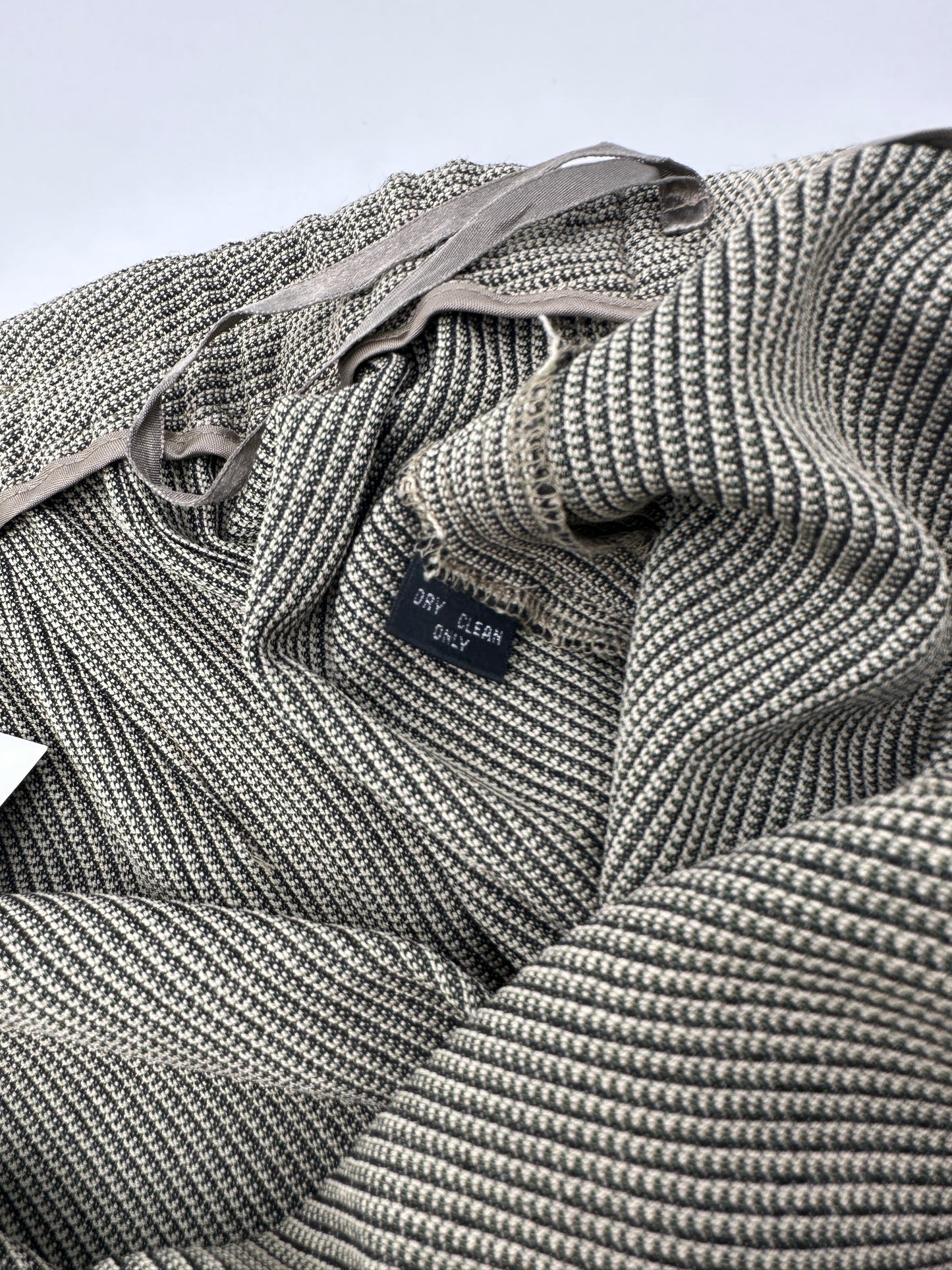 Linda Allard Ellen Tracy Size 24 Black/Khaki Wool Blend Trousers, new/NWT