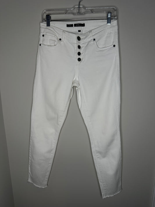 STS Blue Size 27 White Emma Ankle Skinny Jeans Pants