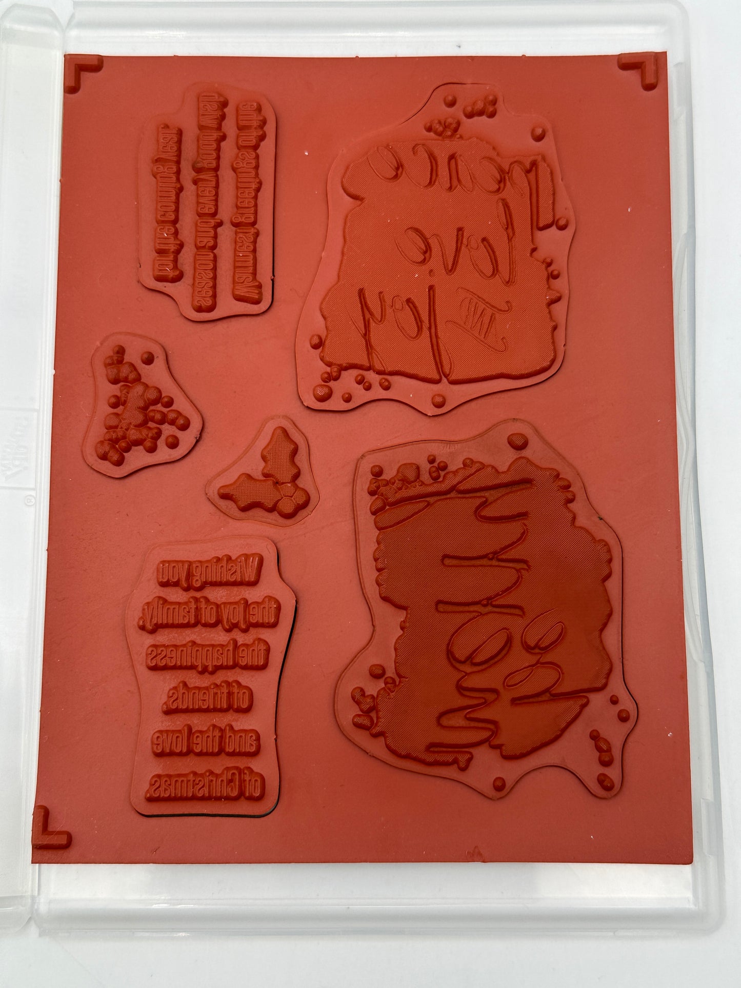 Stampin' Up! Every Good Wish Cling Stamp Set, retired