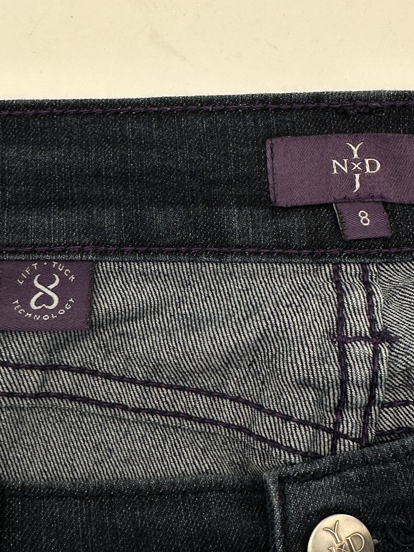 NYDJ Not Your Daughter's Jeans Size 8 Blue Dark Wash Bootcut Jeans