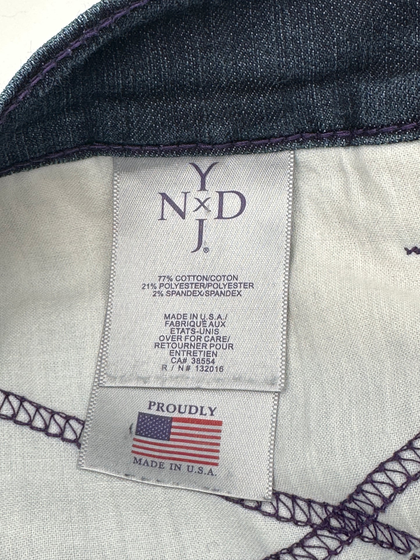 NYDJ Not Your Daughter's Jeans Size 8 Blue Dark Wash Bootcut Jeans