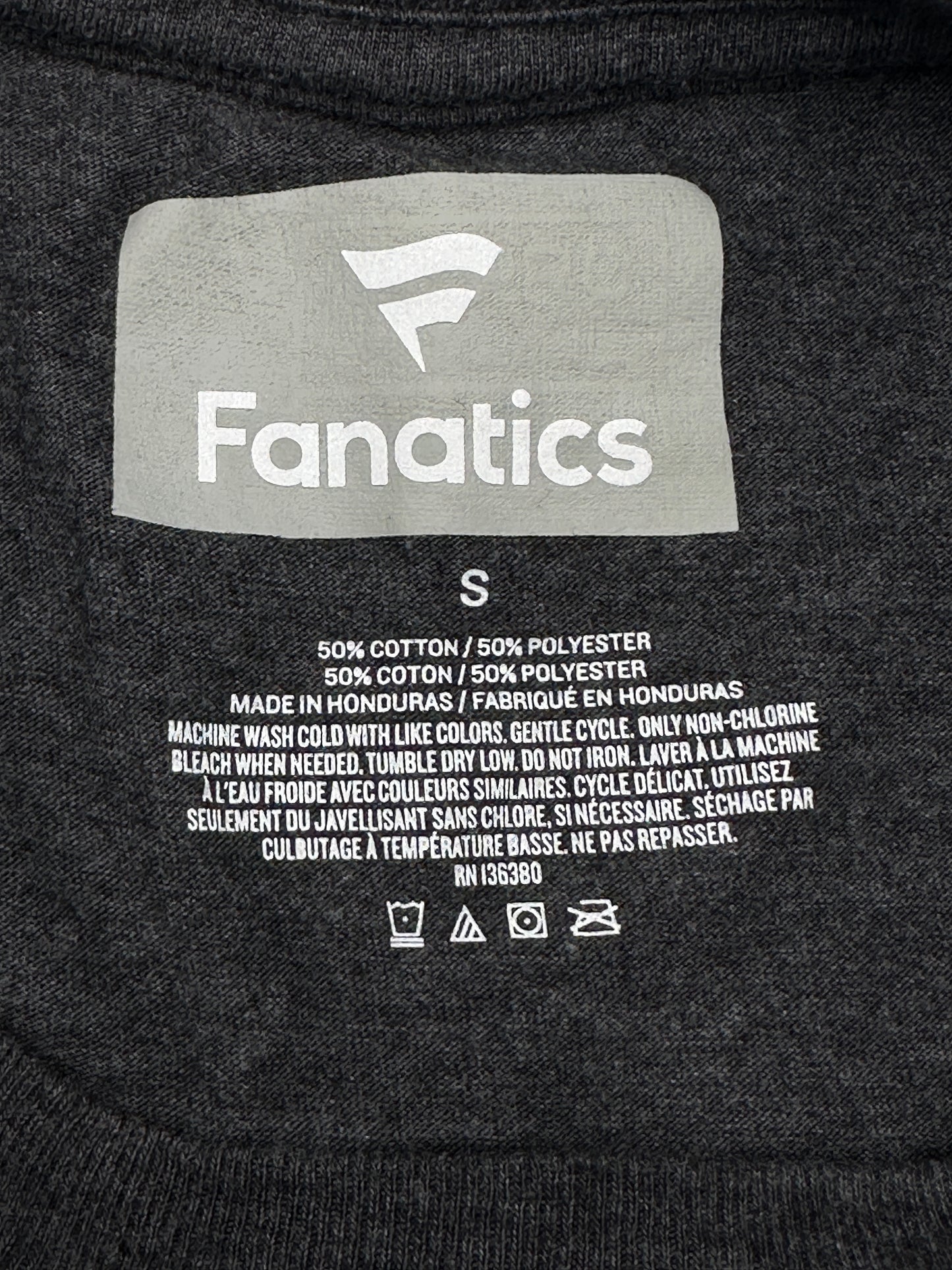 Fanatics Men's Size S Dark Grey Minnesota Twins Long Sleeve Tee T-Shirt