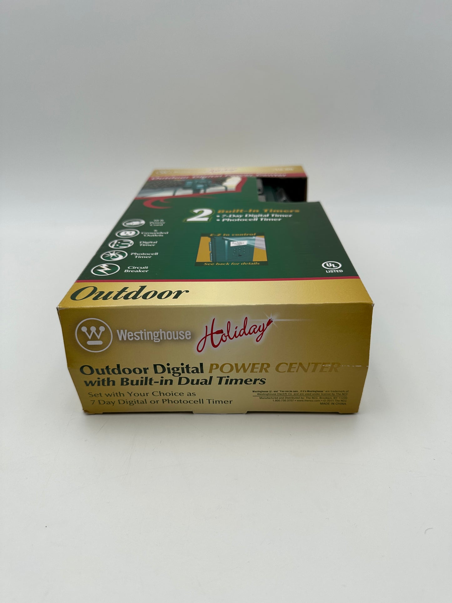 Westinghouse Green Outdoor Digital Power Center, new in package