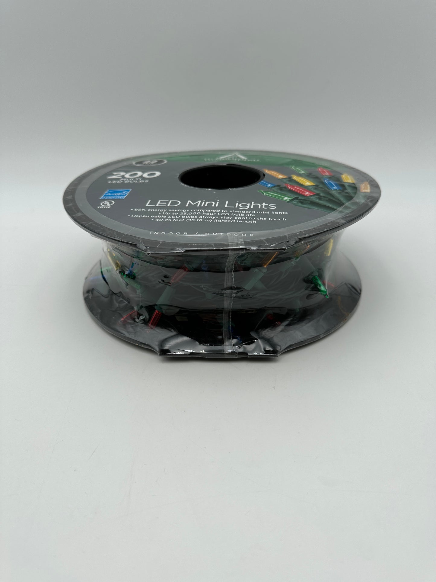 Holiday Wonderland 200 Multi-Color LED Mini Lights Christmas Holiday Lights, new