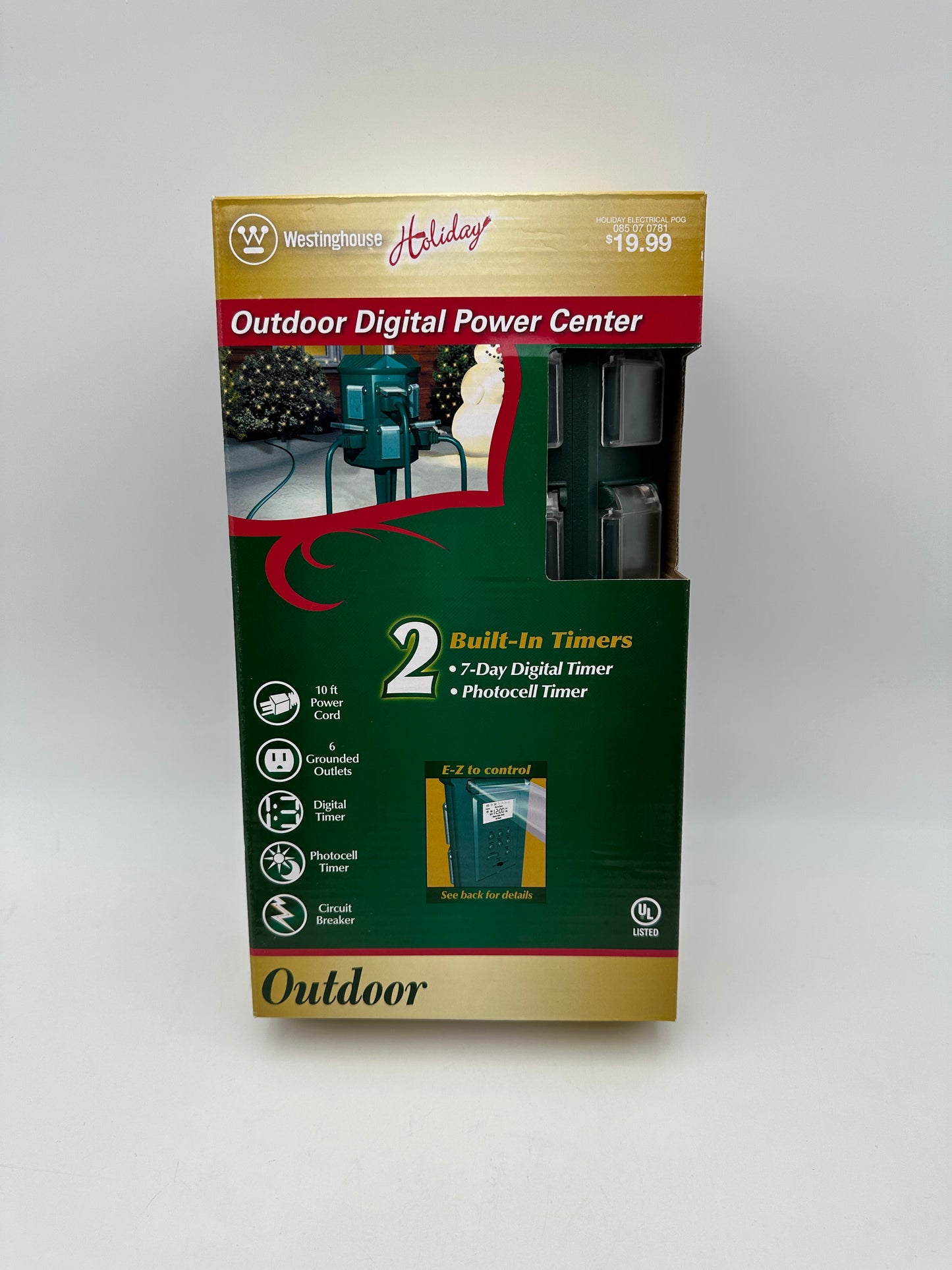 Westinghouse Green Outdoor Digital Power Center, new in package