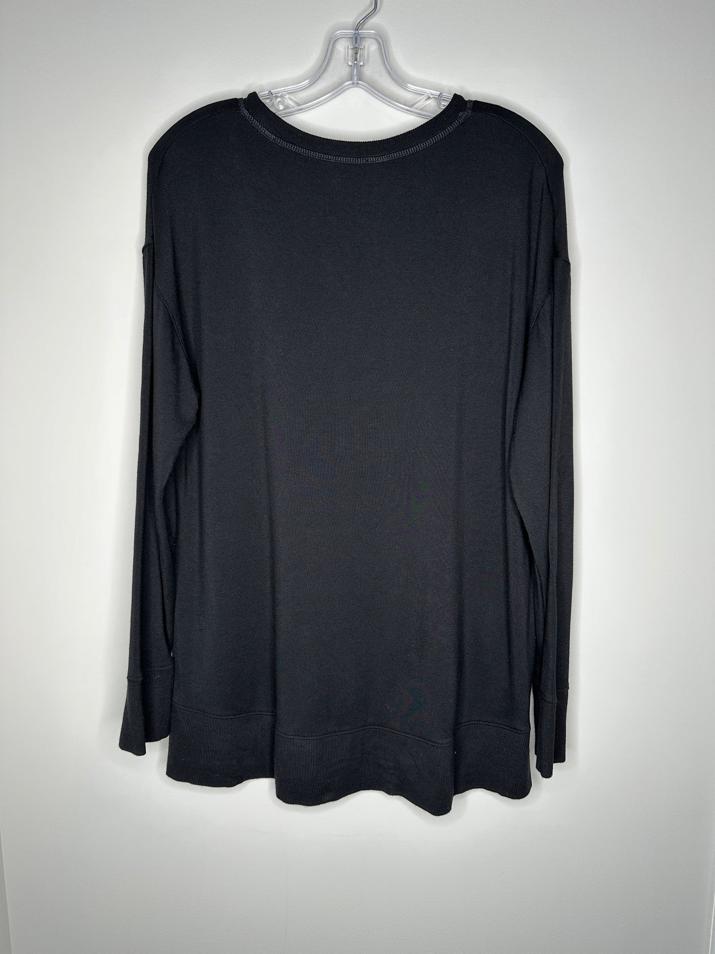 F&F Size 10 Black Long Sleeved Crew NeckTop