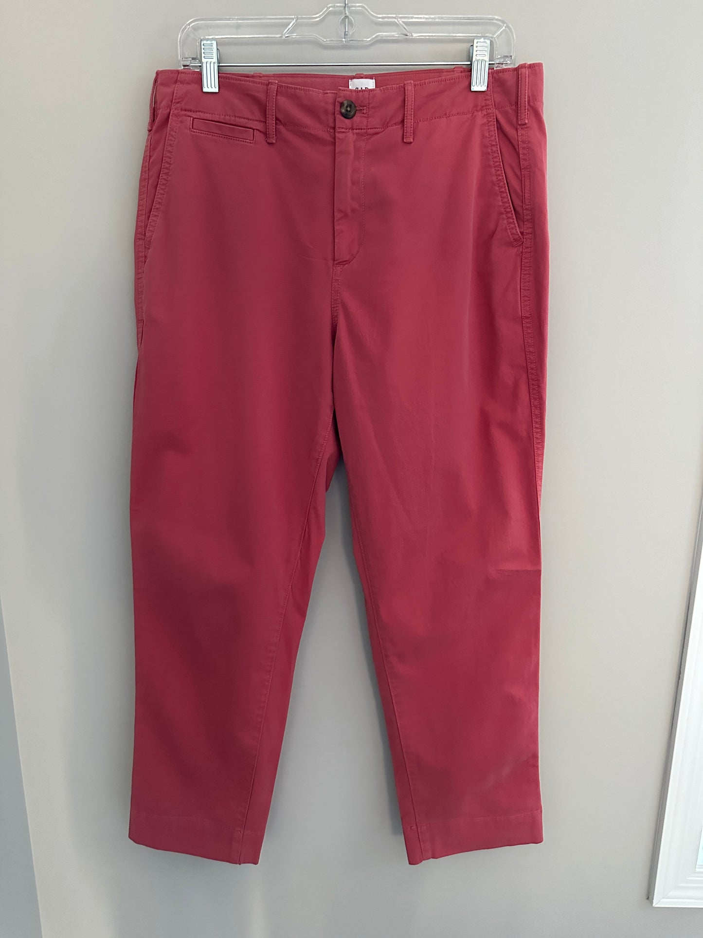 Gap Size 10 Salmon Straight Khaki Pants