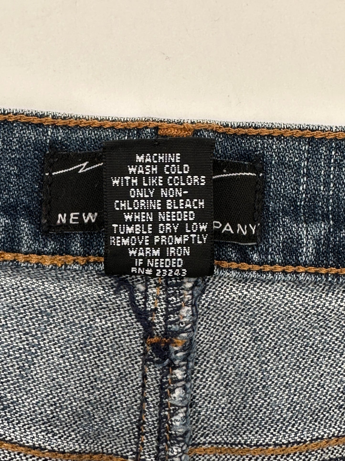 New York & Company Size 12 Blue Light/Medium Wash Straight Leg Jeans