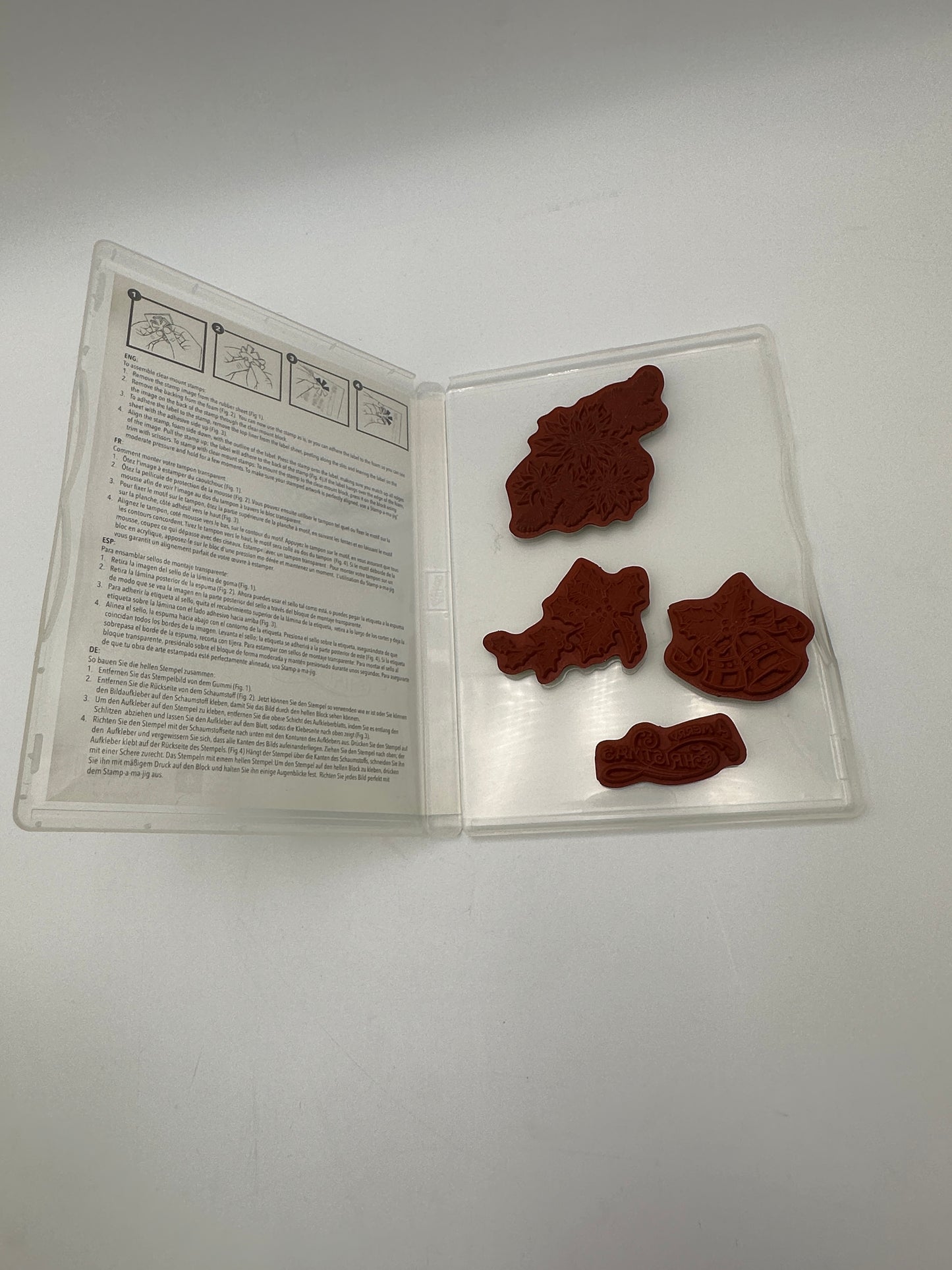 Stampin' Up! Bells & Boughs Cling Stamp Set, retired