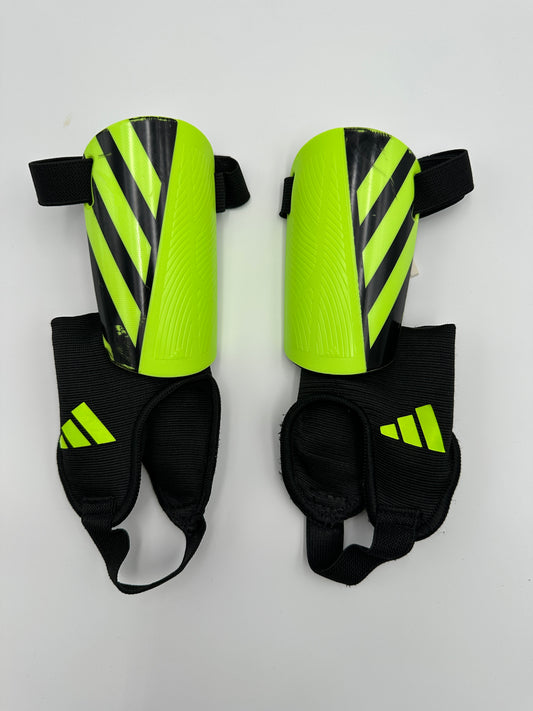 Adidas Kids Size S Tiro Match Shin Guards Lucid Lemon & Black