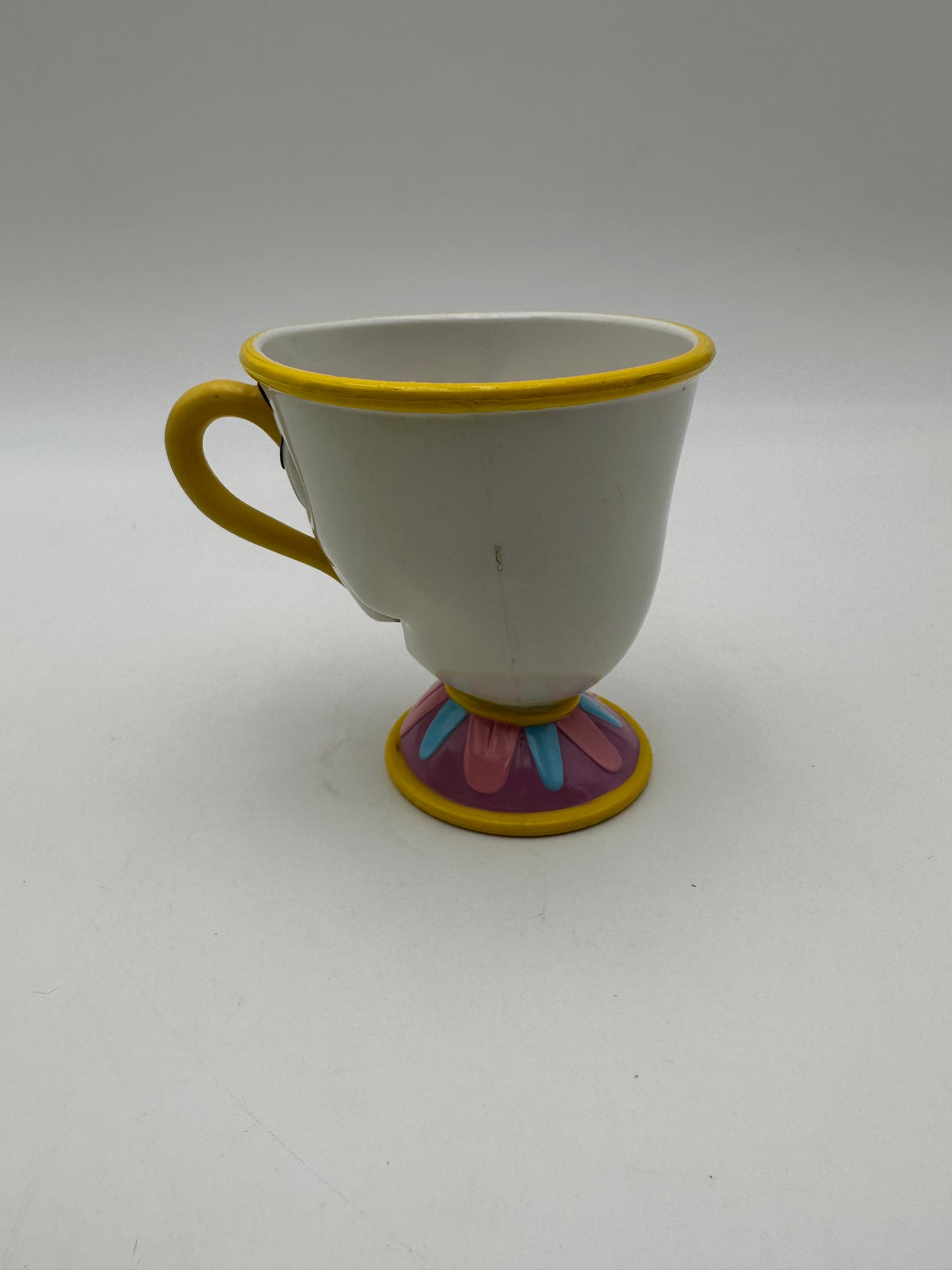 Disney Beauty and the Beast Chip Plastic Teacup, Vintage