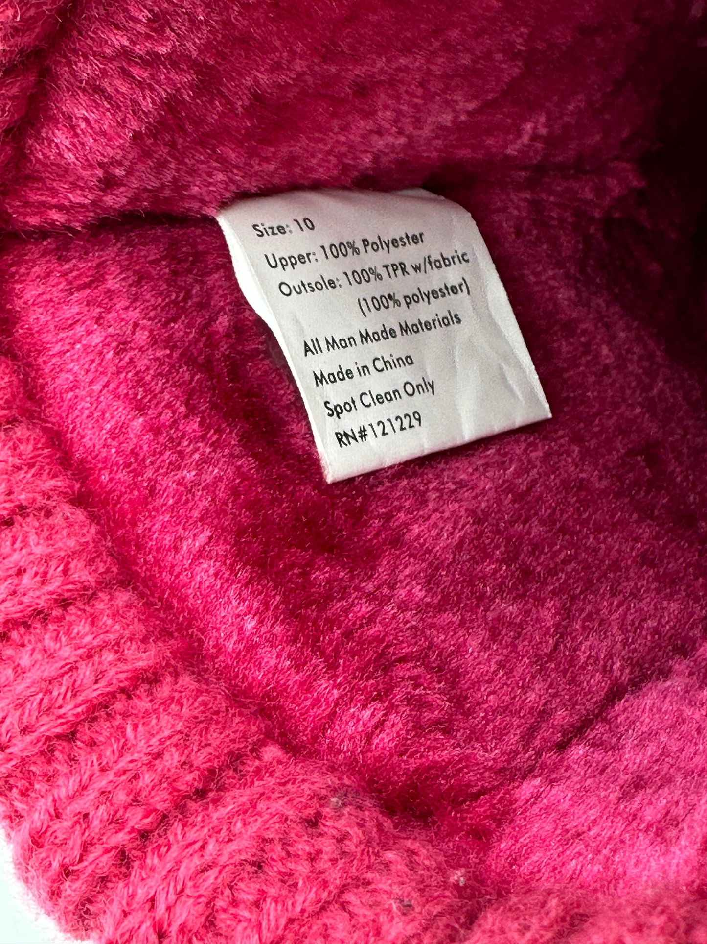 Bebe Girls' Size 10 Hot Pink Fold Over Microsuede Light Up Boots