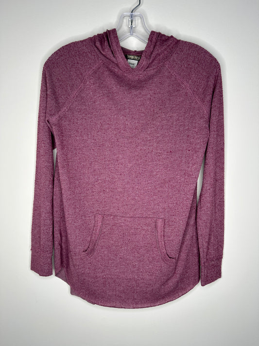 Peyton Jensen Size XS (0-2) Plum Pullover Hoodie (runs large - please see meas.)
