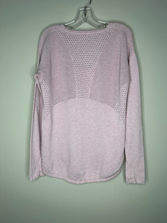 Lululemon Size S (no tag-please see meas.) Light Pink Still Movement Sweater