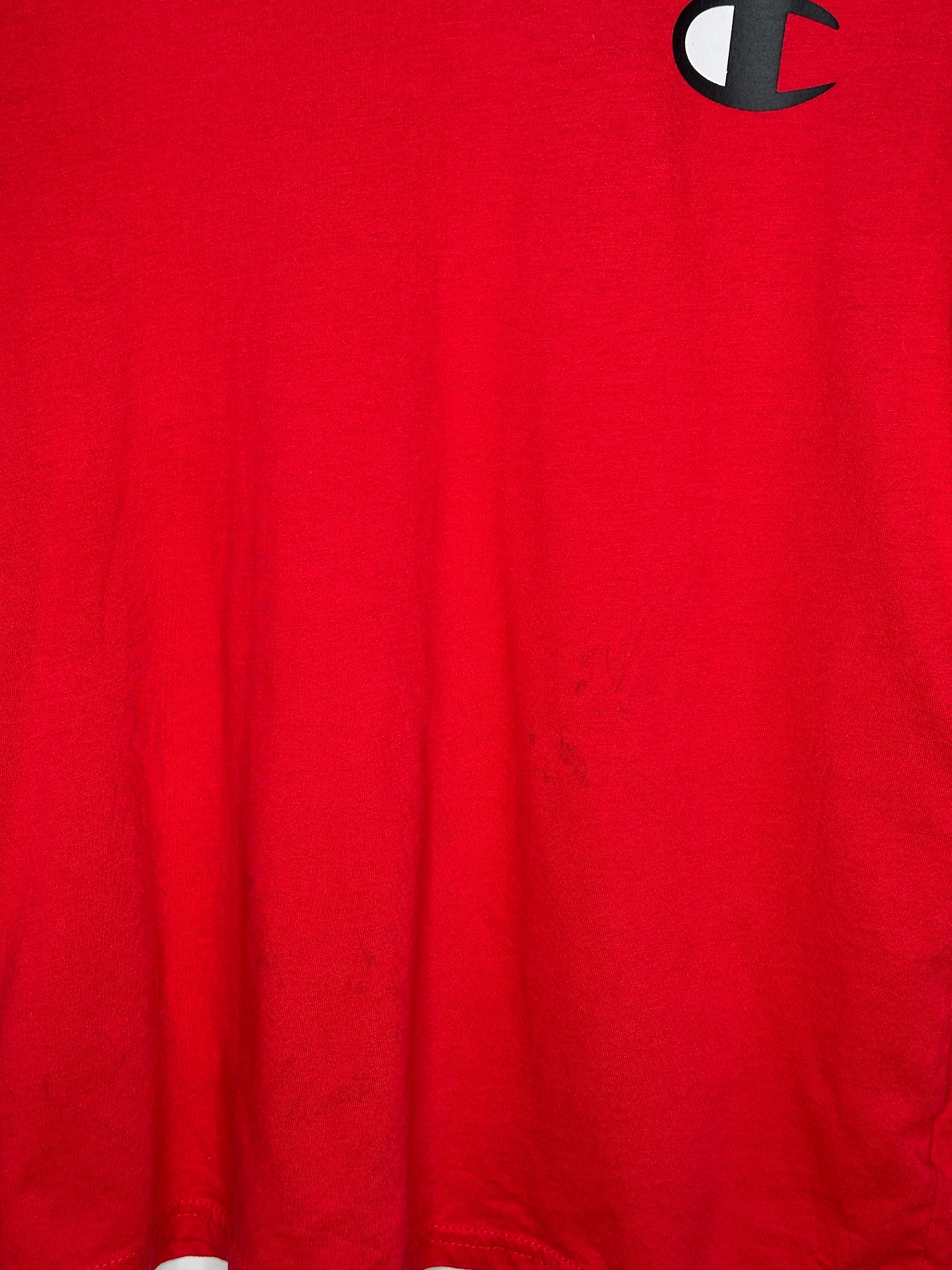 Champion Boys' Size XL Red Long Sleeve Logo Tee T-Shirt