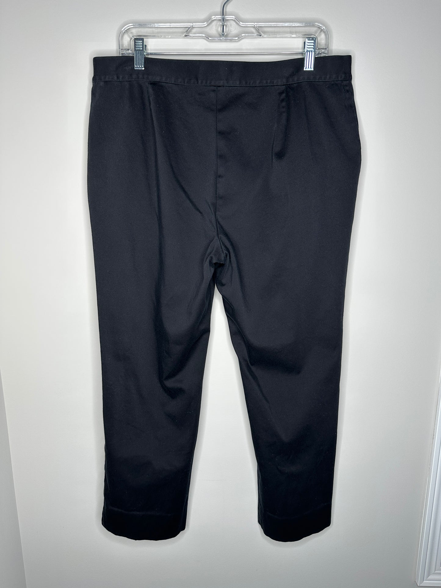 Lauren Ralph Lauren Size 14P Black Capris Capri Pants