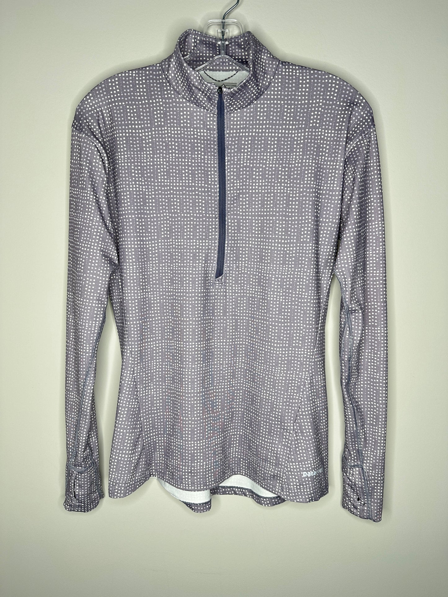 Patagonia Size S Lavender Seabrook 1/2 Zip-Neck Top