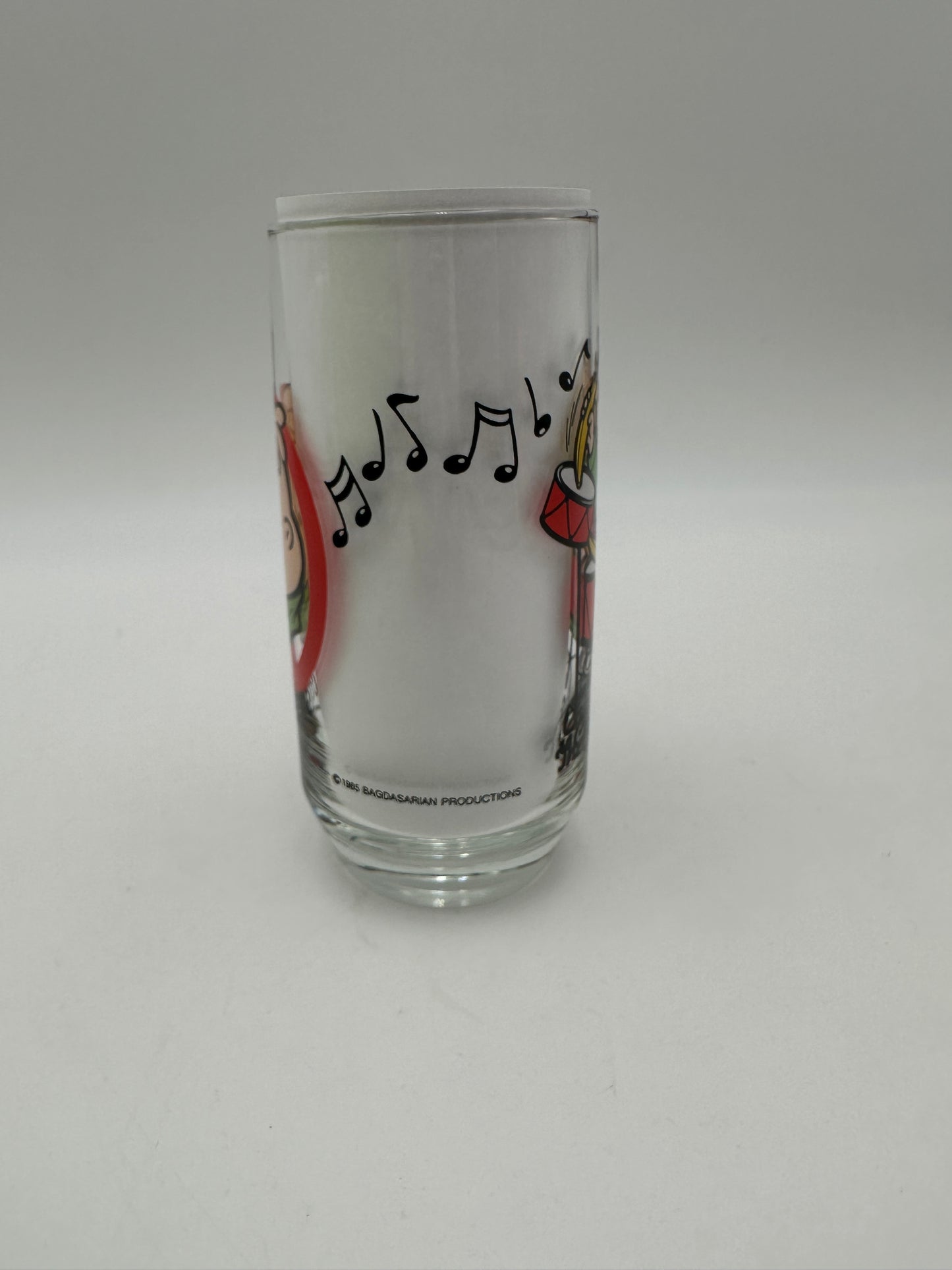 Bagdasarian Theodore of Alvin & The Chipmunks Hardees Promotional Glass, Vintage