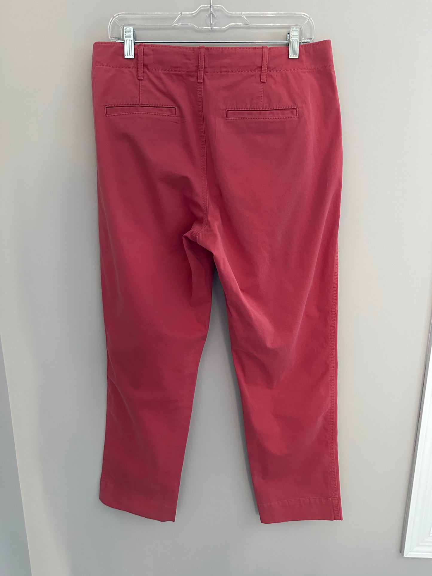 Gap Size 10 Salmon Straight Khaki Pants