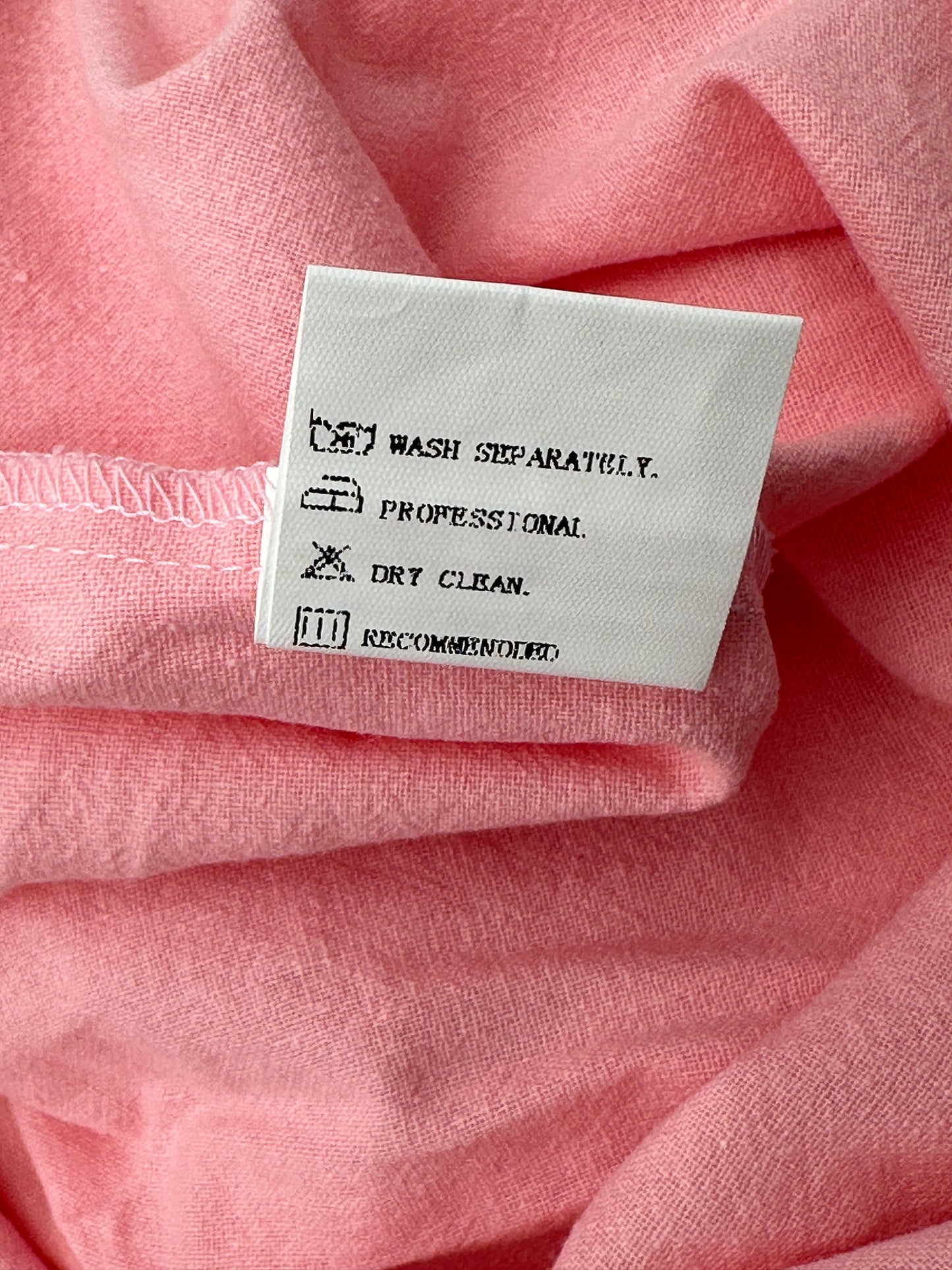 Noracora Size XL Light Pink w/Daisies Long Sleeve Top, new/NWT