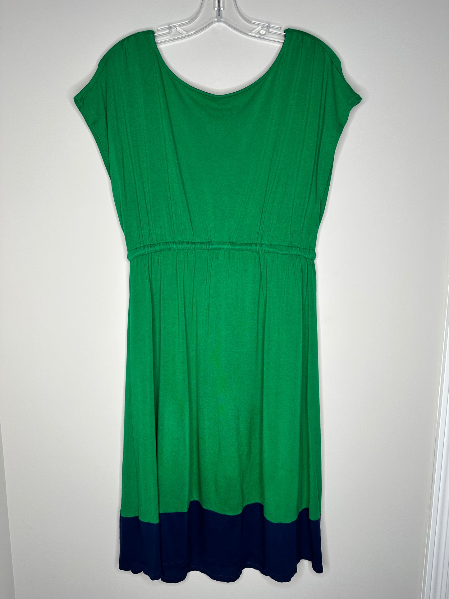 Liz Lange Maternity Size L Green Short Cap Sleeve Dress