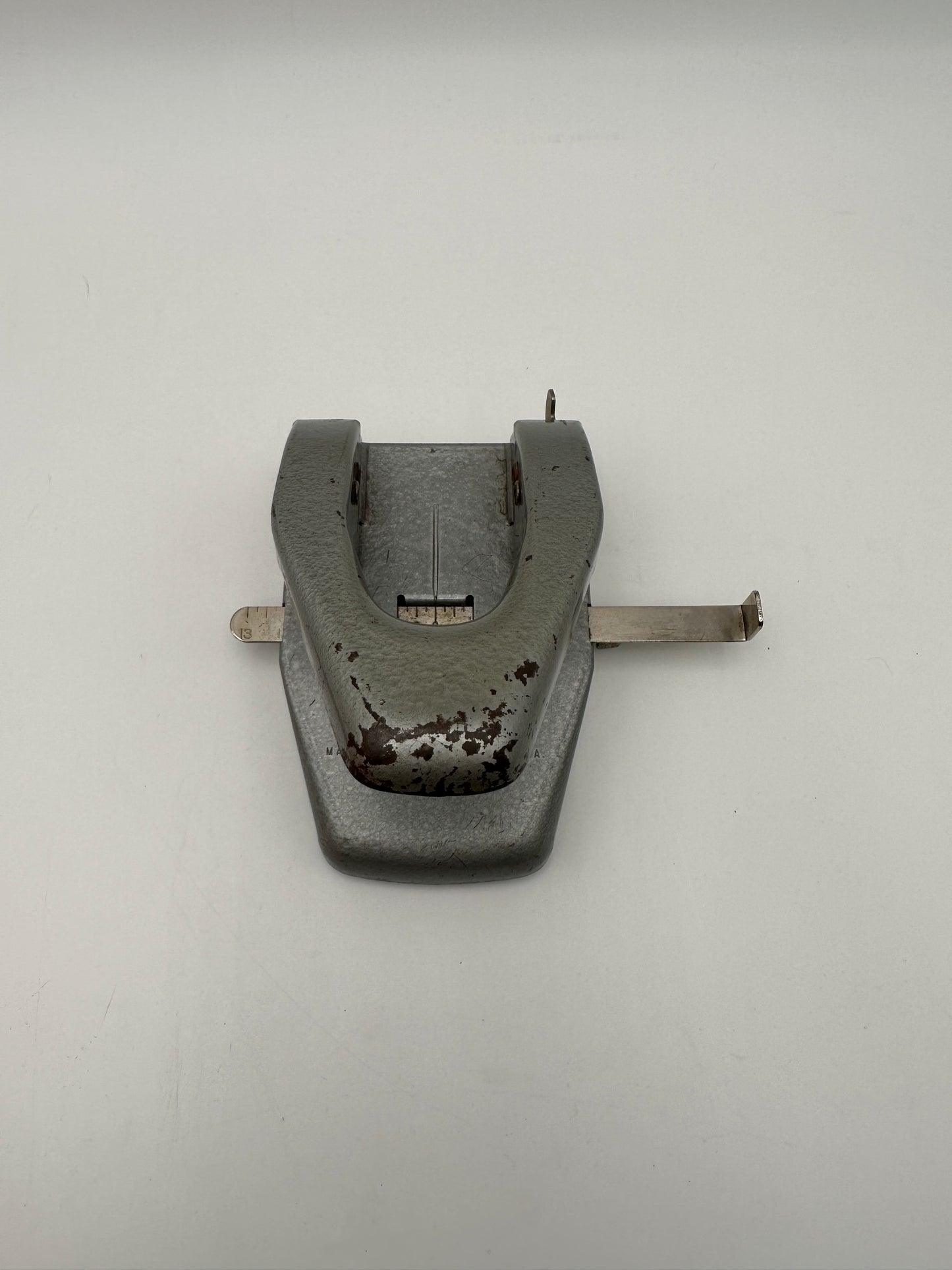 Mutual No. 50 Centering Guide Vintage Two-Hole Punch