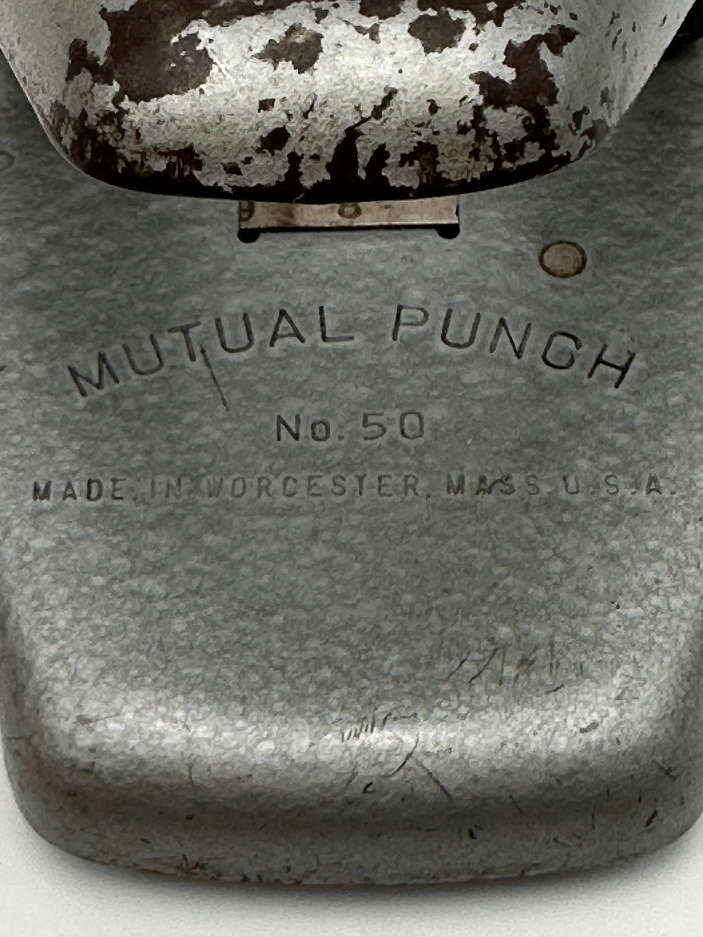 Mutual No. 50 Centering Guide Vintage Two-Hole Punch