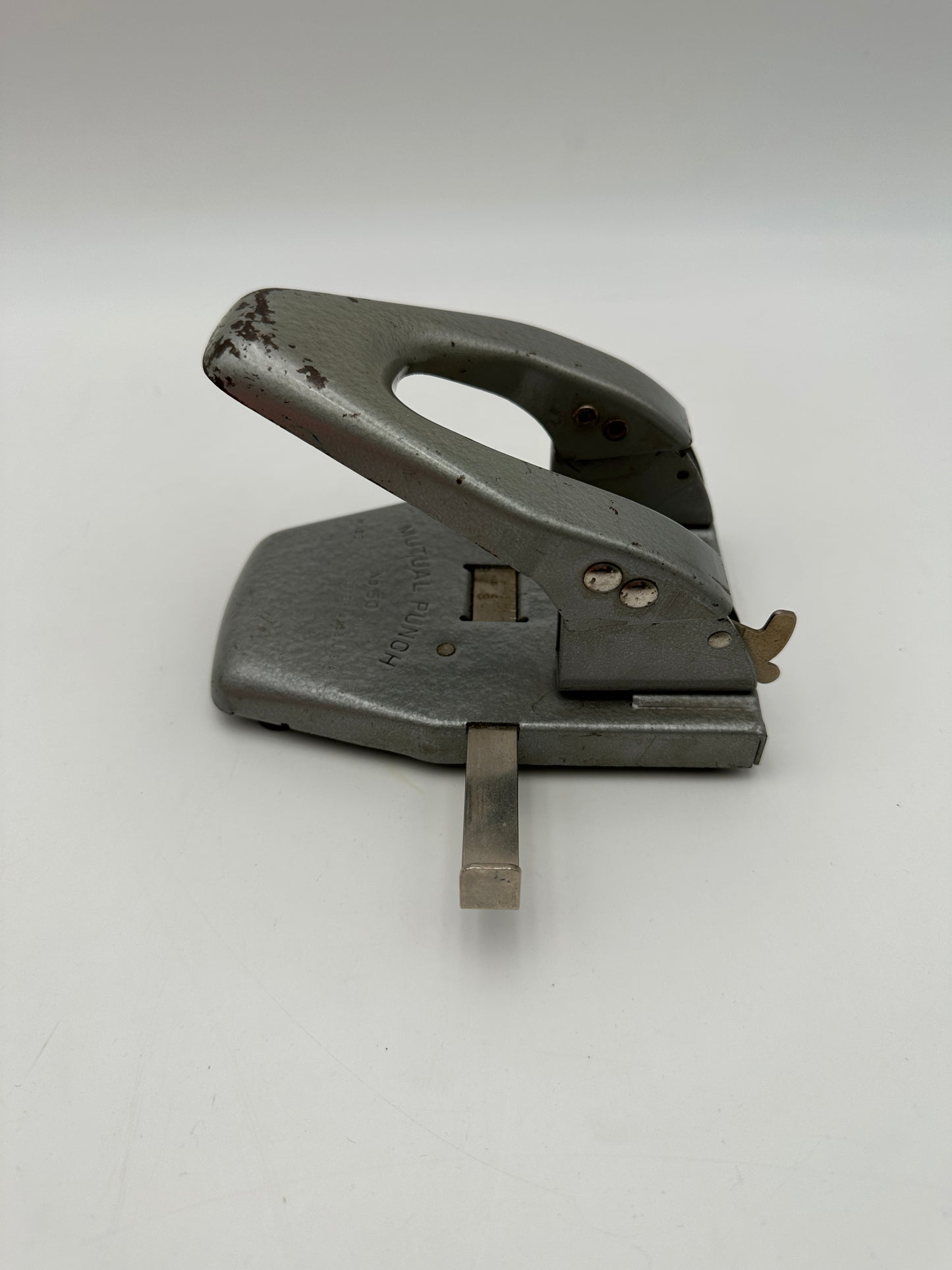 Mutual No. 50 Centering Guide Vintage Two-Hole Punch