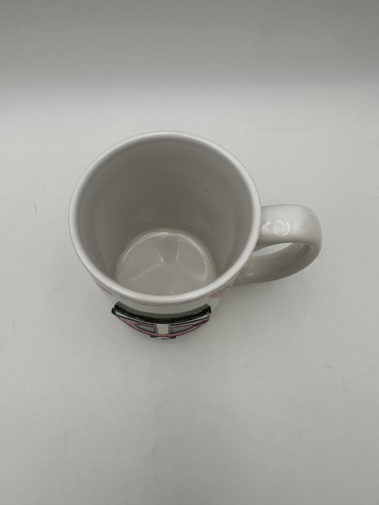 MLB White Ceramic Minnesota Twins Mug w/Metal Logo
