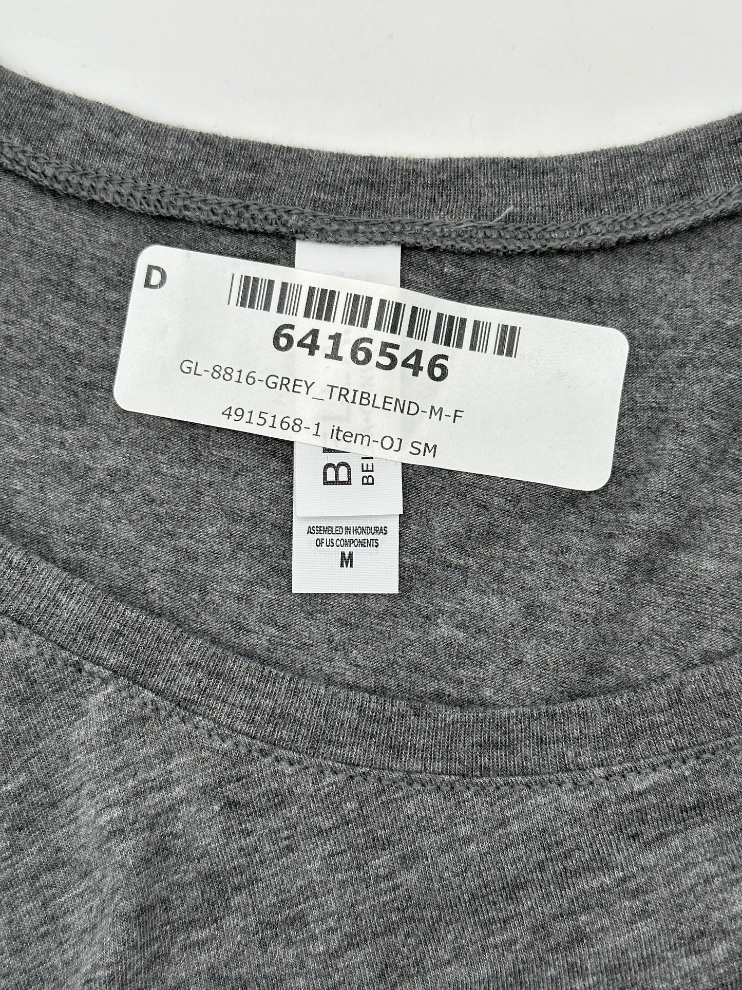 Bella Size M Heather Gray "Love my Vikings" Short Sleeve Tee, new (runs large/oversized)