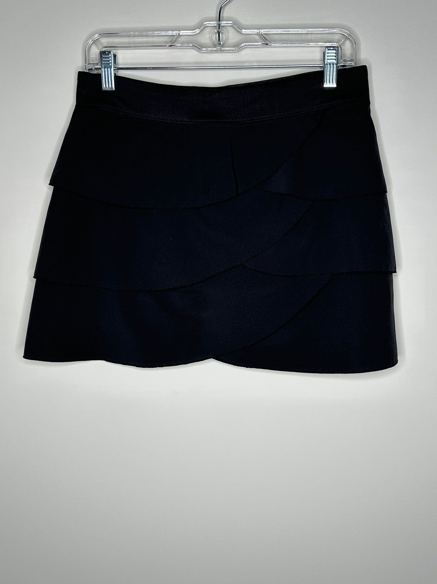 Soybu Size S Black Tiered Petal Skort