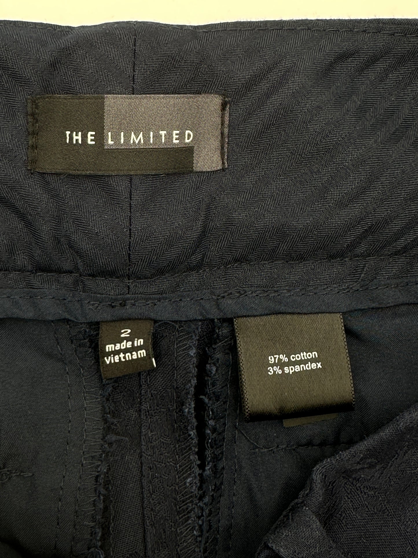 The Limited Size 2 Navy Blue Tapered Ankle Pants