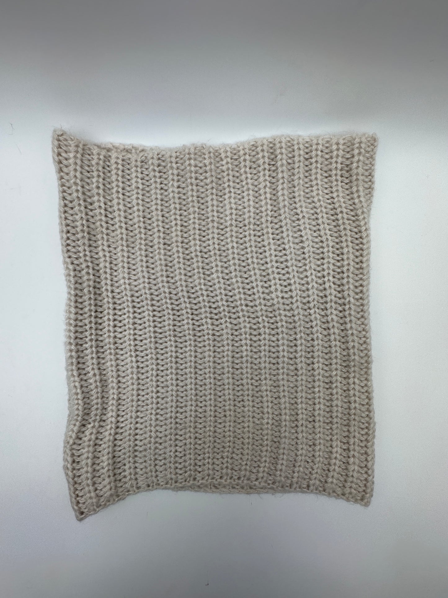 H&M One Size Beige Funnel Neck Scarf Tube Scarf